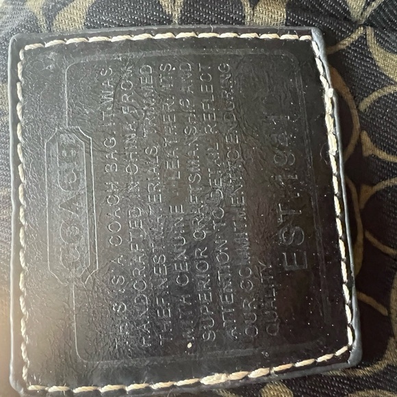 Pre-own Coach Poppy Denim - Picture 10 of 10